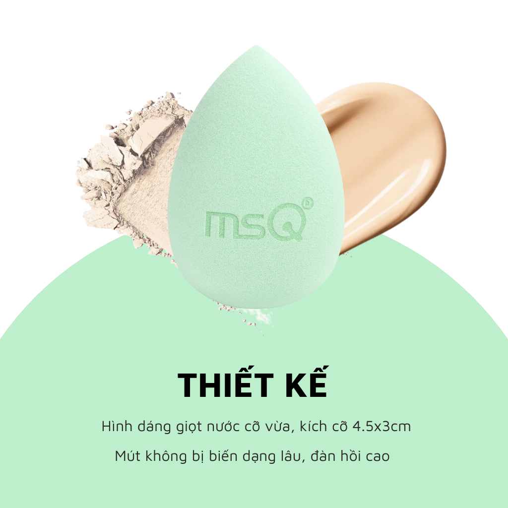 Miếng Mút Trang Điểm MSQ Miracle Complexion Size M MSQM7